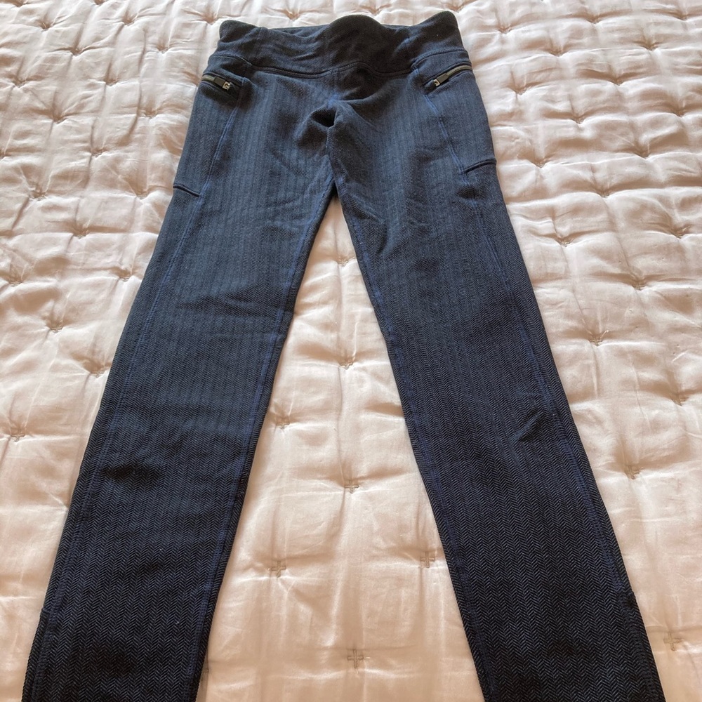 Athleta Girl Navy Leggings size large 12